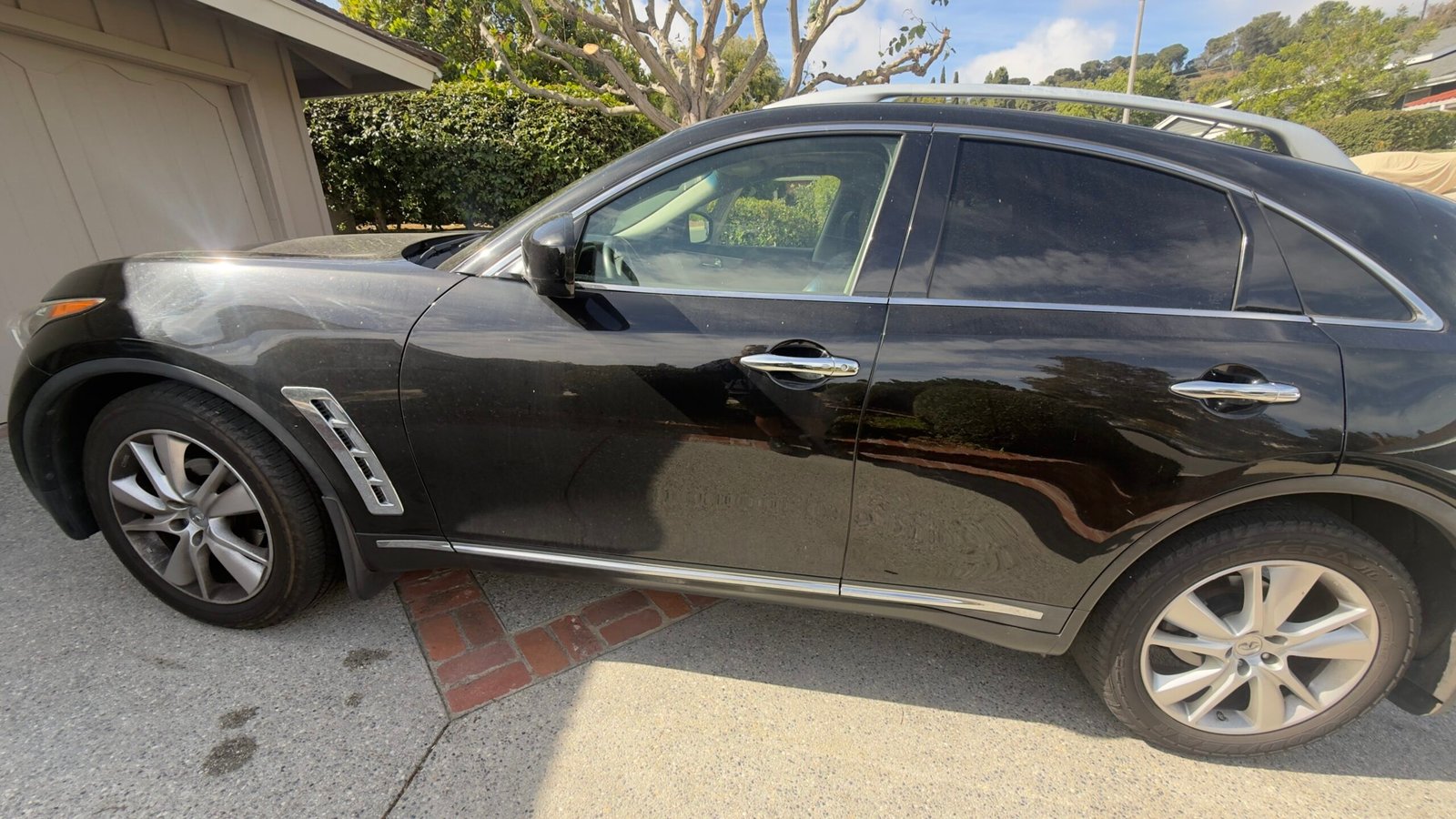 Before interior auto detailing in Manhattan Beach