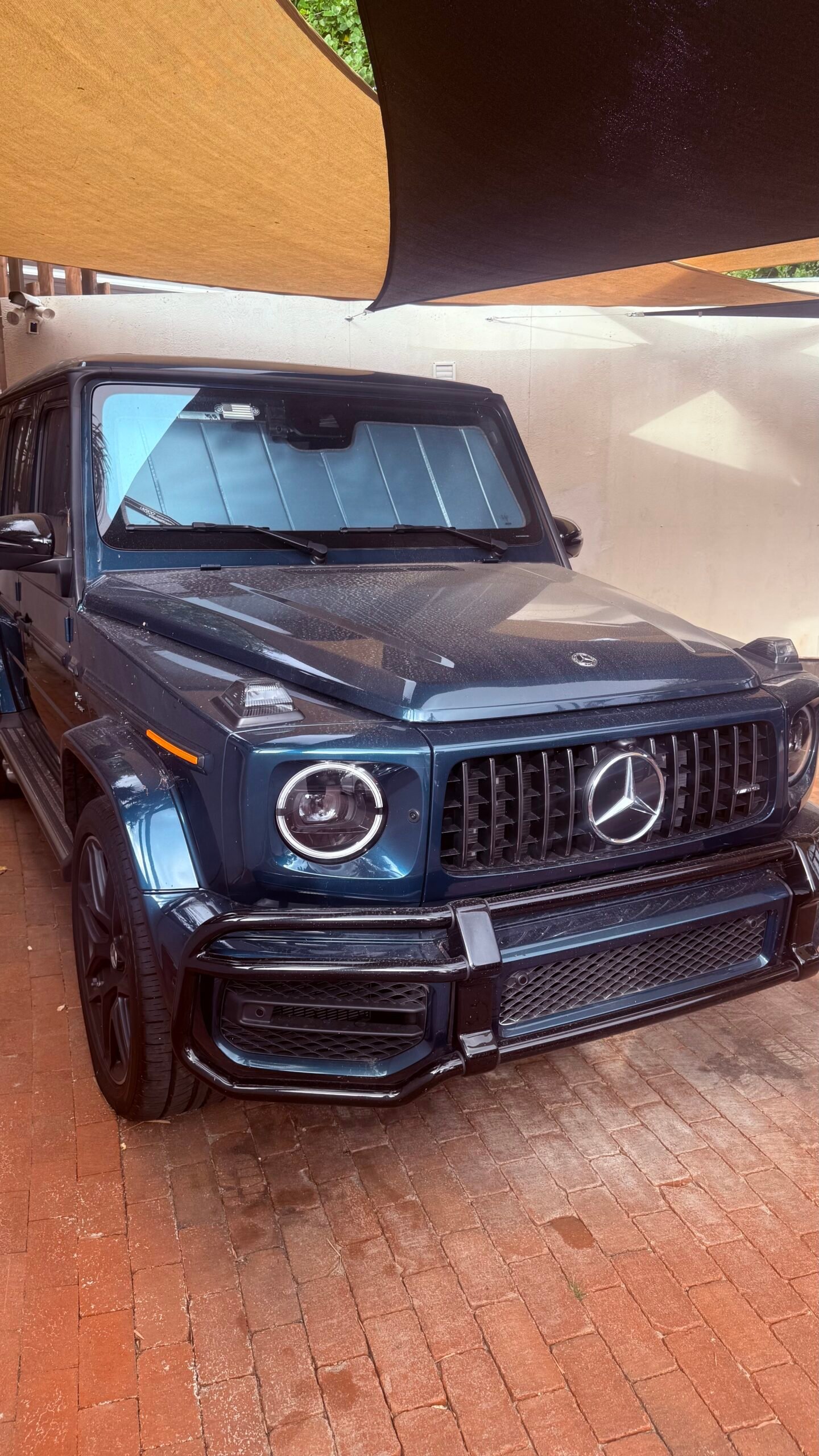 Before auto detailing in Palos Verdes by The Gloss Factory Car Care