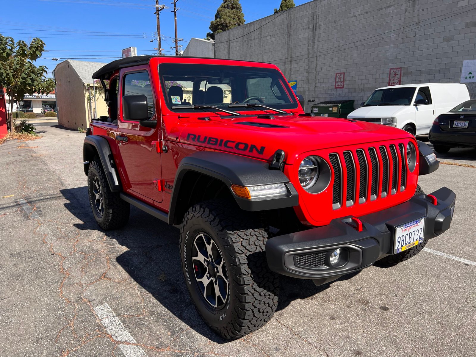 Glossy ceramic coated vehicle after professional detail
